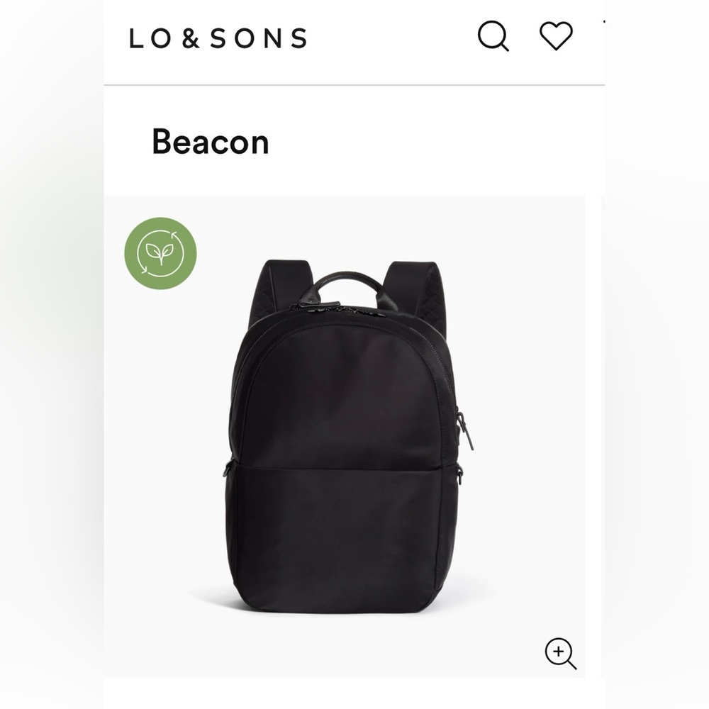 [NWOT] Lo and Sons Beacon Gunmetal/ Azure
